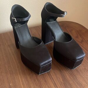 Jeffrey Campbell Black Platform Heels
